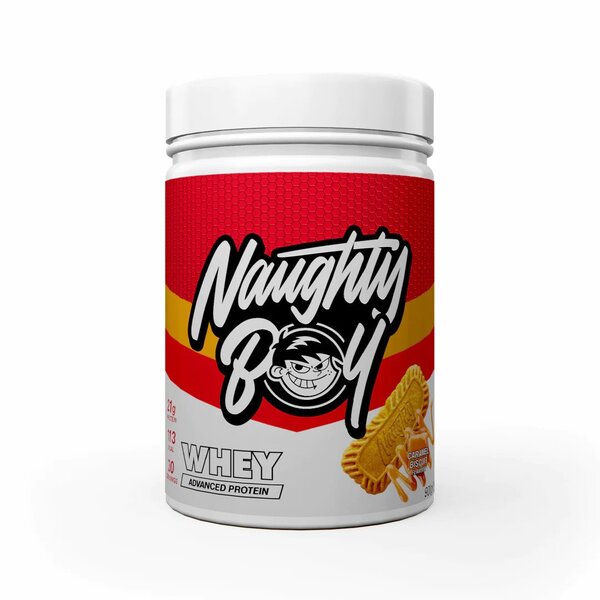 Advanced Whey, Caramel Biscuit, 900g, Naughty Boy - Vitax.ro