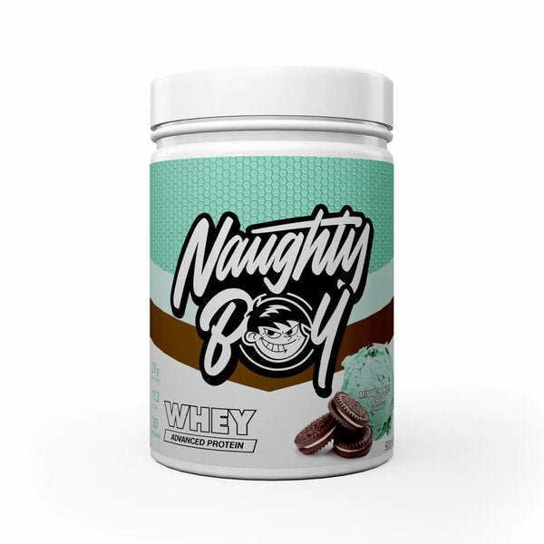 Advanced Whey, Mint Cookies & Cream, 900g, Naughty Boy - Vitax.ro