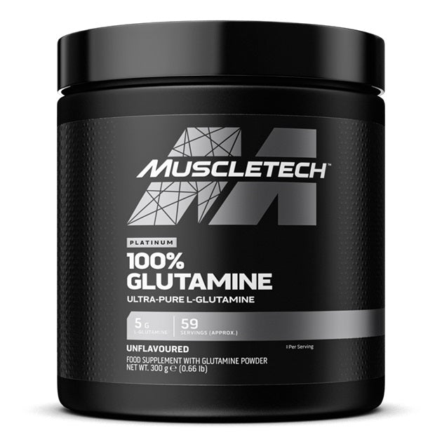 Platinum 100% Glutamine - 300g (EAN 631656260458) - Vitax.ro
