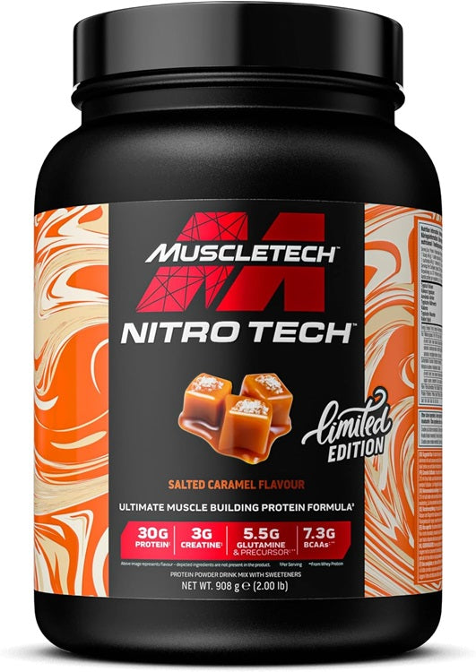 Nitro-Tech, Salted Caramel - 908g - Vitax.ro