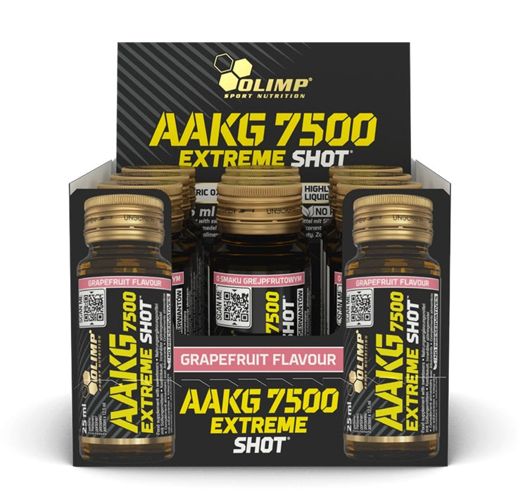 AAKG 7500 Extreme Shot, Grapefruit - 9 x 25 ml. - Vitax.ro