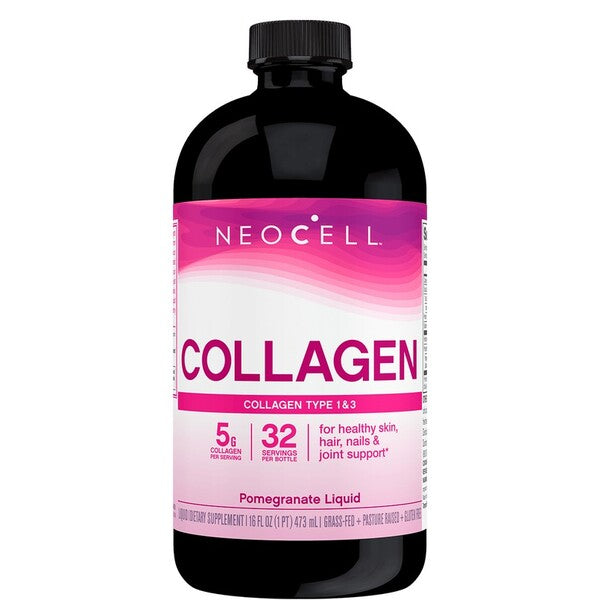 Collagen Type 1 & 3 Liquid, Pomegranate - 473 ml, NeoCell - Vitax.ro