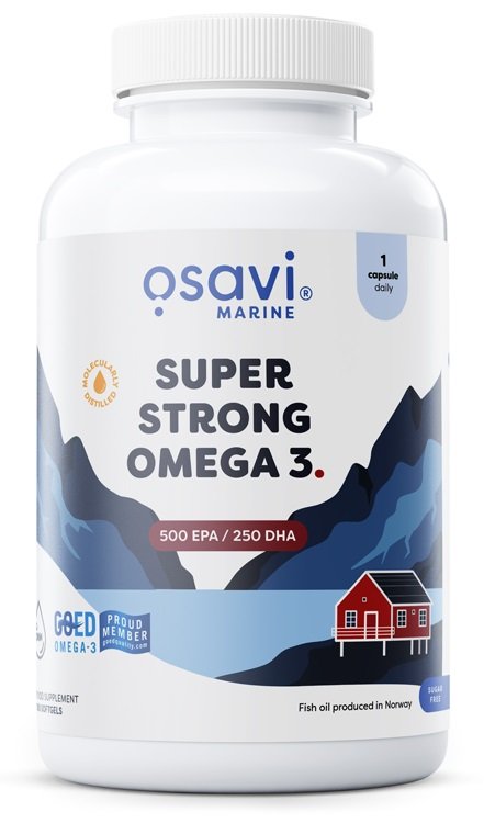 Super Strong Omega 3, 500 EPA / 250 DHA - 180 softgels - Vitax.ro