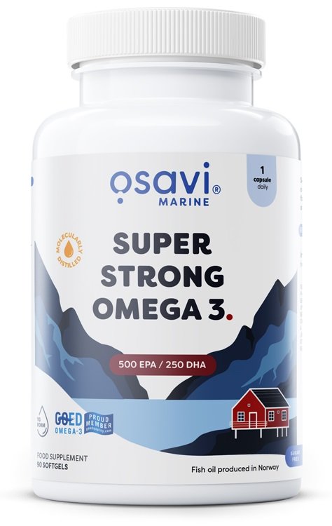 Super Strong Omega 3, 500 EPA / 250 DHA - 90 softgels - Vitax.ro