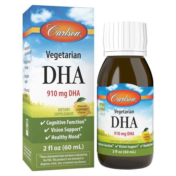 Vegetarian DHA, Natural Lemon - 60 ml. - Vitax.ro