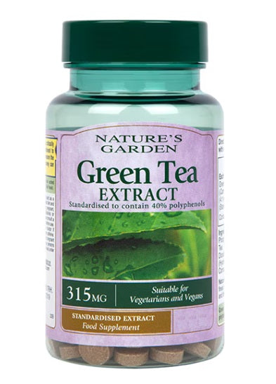 Nature's Garden Green Tea Extract, 315mg, 200 tabs, Holland & Barrett - Vitax.ro