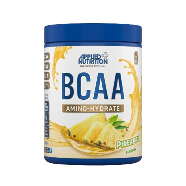 BCAA Amino-Hydrate, Pineapple, 450g, Applied Nutrition - Vitax.ro