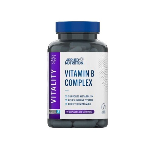 Vitality Vitamin B Complex, 90 caps, Applied Nutrition - Vitax.ro