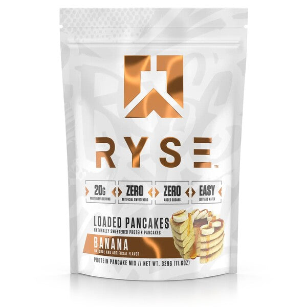 Loaded Protein Pancakes, Banana, 329g, RYSE - Vitax.ro