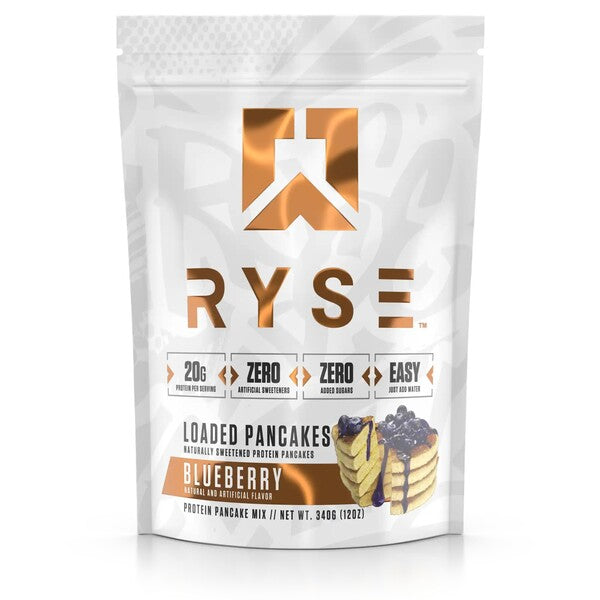 Loaded Protein Pancakes, Blueberry, 340g, RYSE - Vitax.ro
