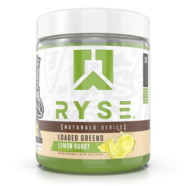 Loaded Greens, Natural Series, Lemon Burst, 294g, RYSE - Vitax.ro