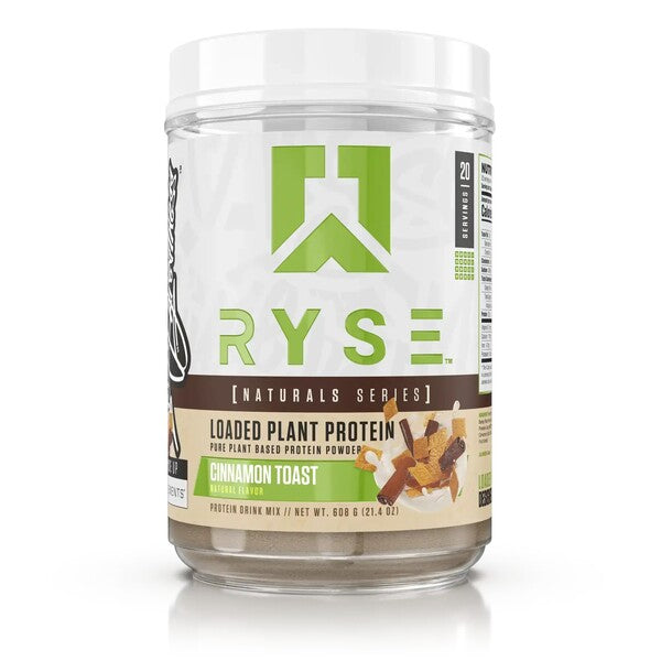 Loaded Plant Protein, Natural Series, Cinnamon Toast, 608g, RYSE - Vitax.ro