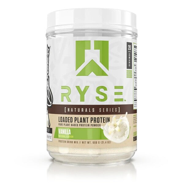 Loaded Plant Protein, Natural Series, Vanilla, 608g, RYSE - Vitax.ro