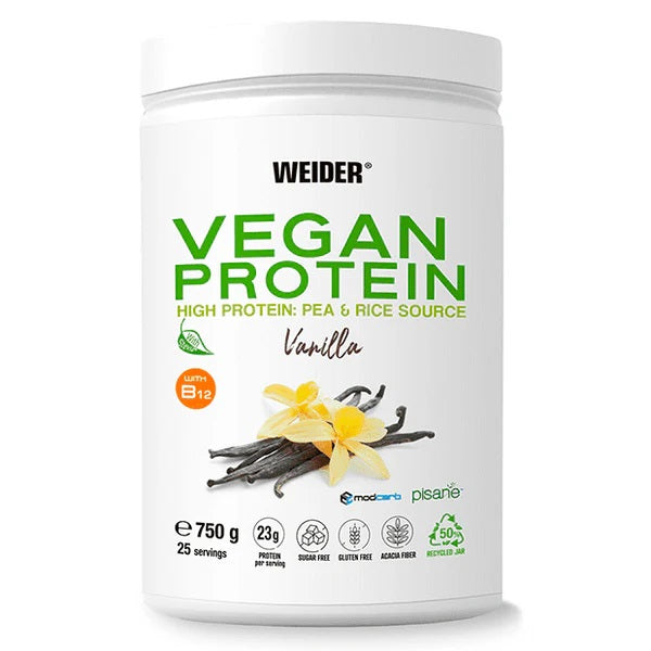 Vegan Protein, Vanilla, 750g, Weider - Vitax.ro