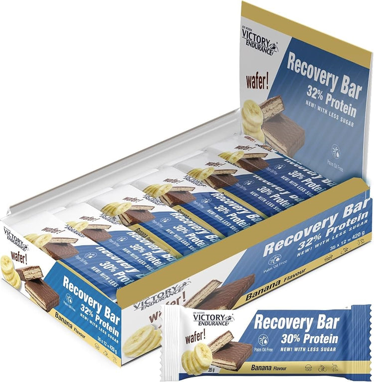Joe Weider Victory Endurance Recovery Bar, Banana, 12 x 35g, Weider - Vitax.ro