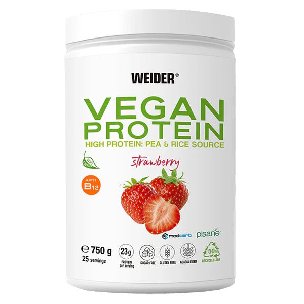 Vegan Protein, Strawberry, 750g, Weider - Vitax.ro