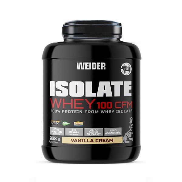 Isolate Whey 100 CFM, Vanilla Cream, 908g, Weider - Vitax.ro