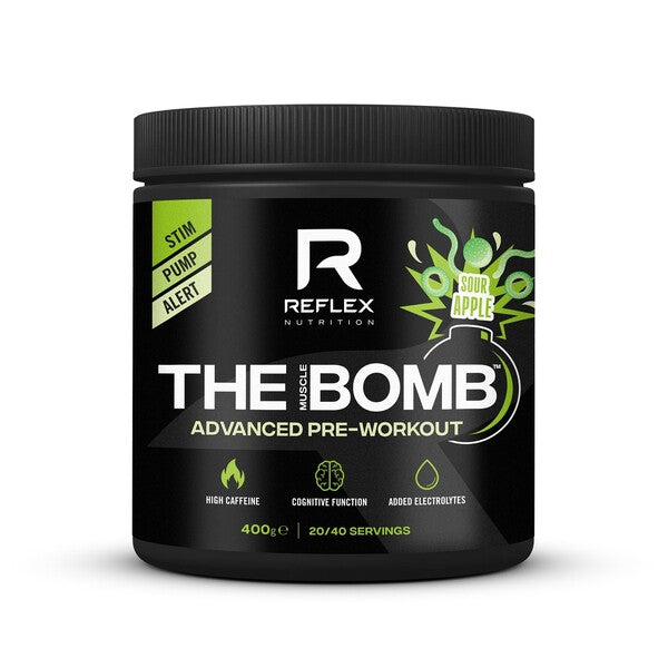 The Muscle Bomb, Sour Apple, 400g, Reflex Nutrition - Vitax.ro