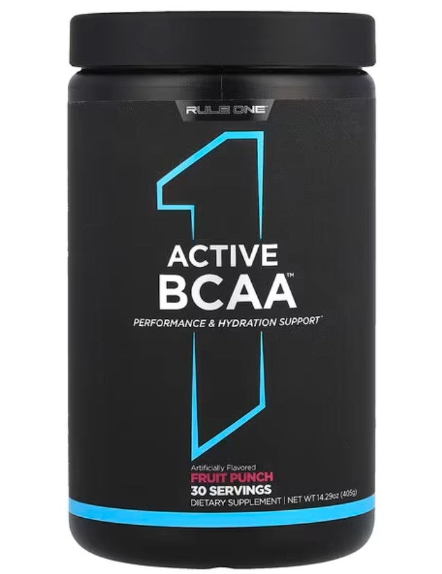 Active BCAA, Fruit Punch, 405g, Rule One - Vitax.ro