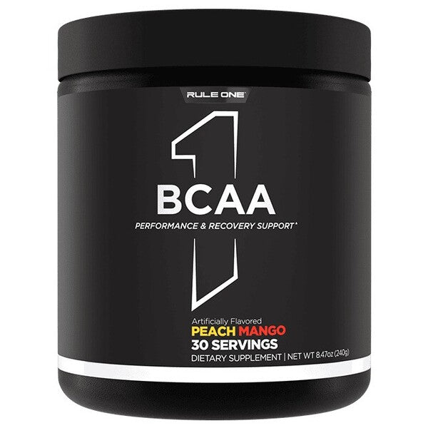 BCAA, Peach Mango, 240g, Rule One - Vitax.ro