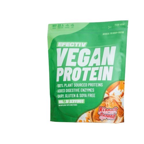 Vegan Protein Bag, Biscuit Spread, 900g, Efectiv Nutrition - Vitax.ro
