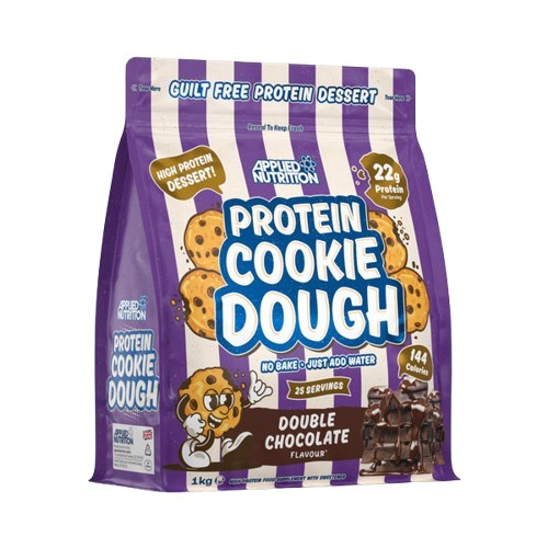 Protein Cookie Dough Dessert, Double Chocolate, 1000g, Applied Nutrition - Vitax.ro