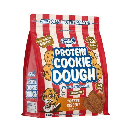Protein Cookie Dough Dessert, Toffee Biscuit - 1000g, Applied Nutrition - Vitax.ro