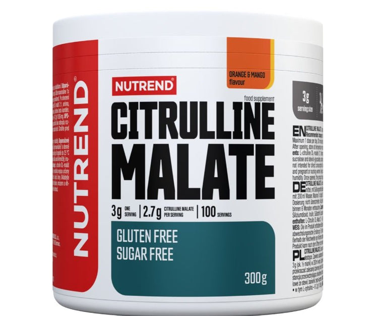 Citrulline Malate, Orange & Mango, 300g, Nutrend - Vitax.ro
