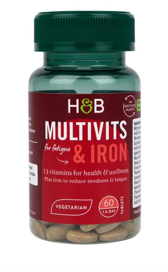 Multivits & Iron, 60 tablets, Holland & Barrett - Vitax.ro
