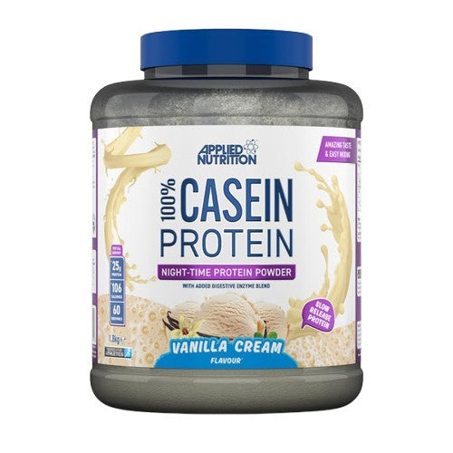 100% Casein Protein, Vanilla, 1800g, Applied Nutrition - Vitax.ro