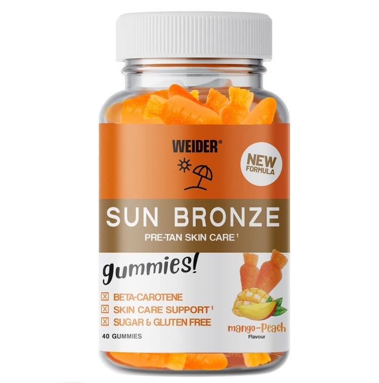 Sun Bronze Gummies, Mango Peach, 40 gummies, Weider - Vitax.ro