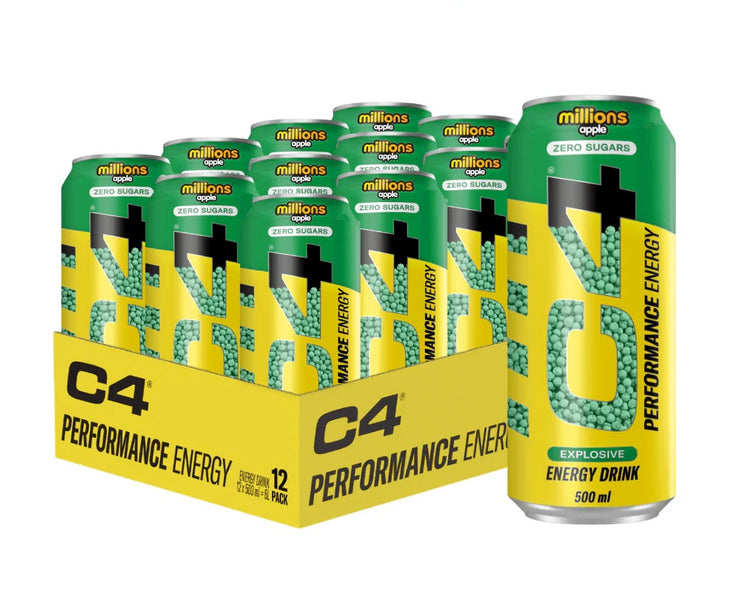 C4 Performance Energy, Millions Apple, 12 x 500 ml, Cellucor - Vitax.ro