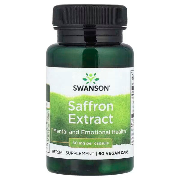 Saffron Extract, 60 vcaps, Swanson
