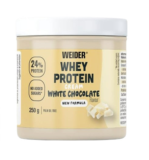 Whey Protein Cream, White Chocolate, 250g, Weider - Vitax.ro