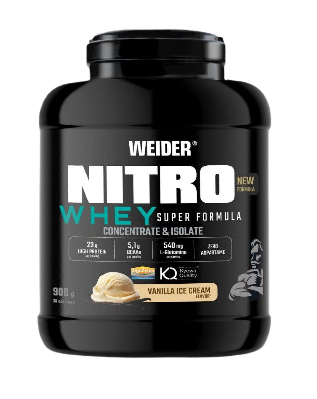 Nitro Whey Super Formula, Vanilla Ice Cream, 908g, Weider - Vitax.ro