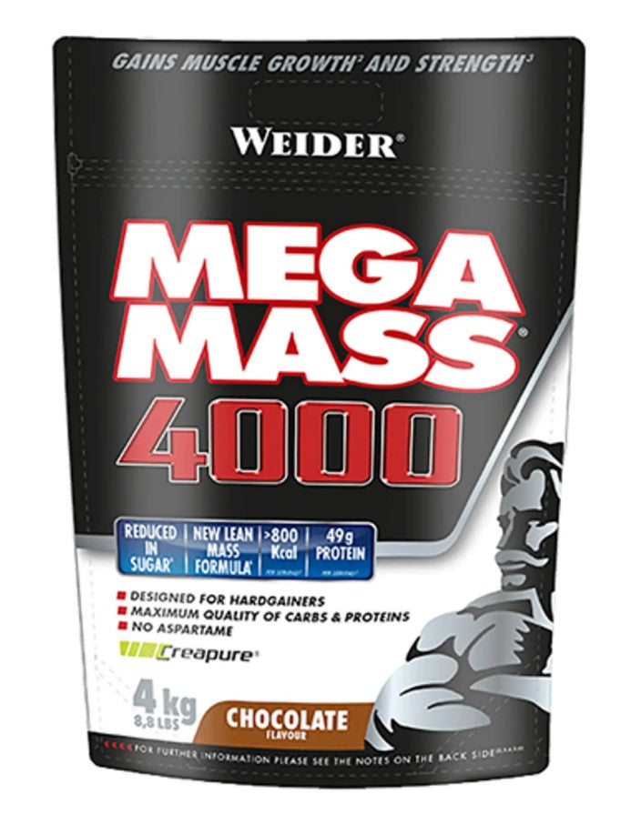 Mega Mass 4000, Chocolate, 4000g, Weider - Vitax.ro