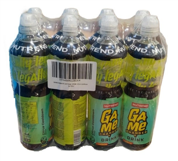 Gamechanger Caffeine Drink, Citrus Cooldown, 8 x 750 ml, Nutrend - Vitax.ro