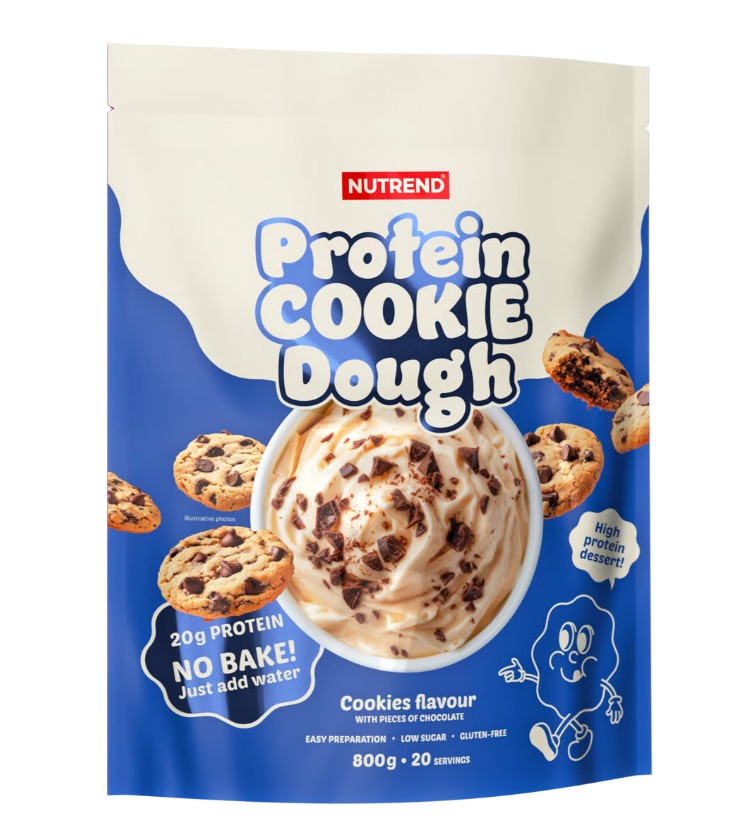 Protein Cookie Dough, Cookies, 800g, Nutrend - Vitax.ro