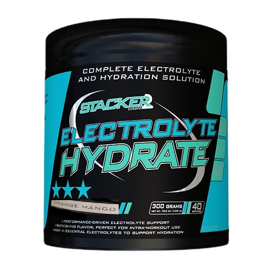 Electrolyte Hydrate, Orange Mango, 300g, Stacker2 Europe - Vitax.ro