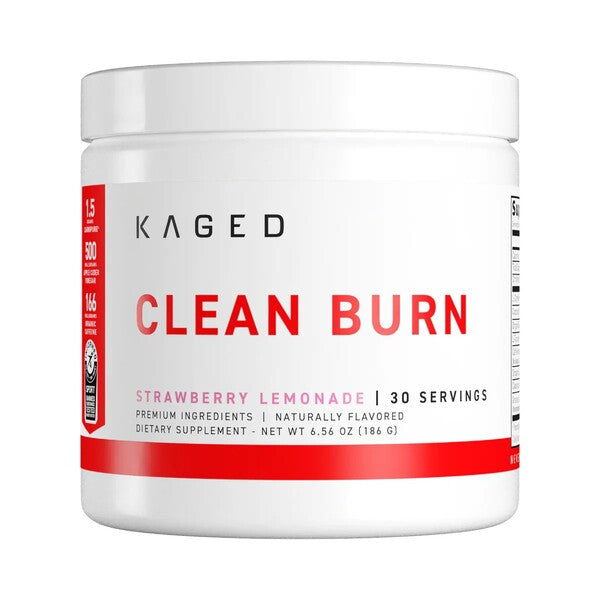 Clean Burn Powder, Strawberry Lemonade, 186g, Kaged Muscle - Vitax.ro