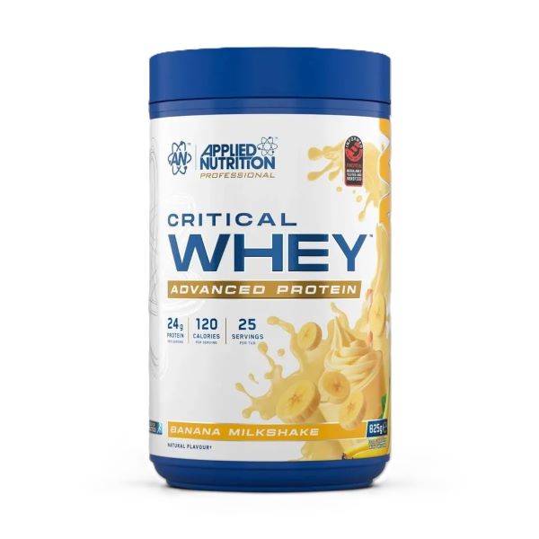 Critical Whey, Banana Milkshake, 825g, Applied Nutrition