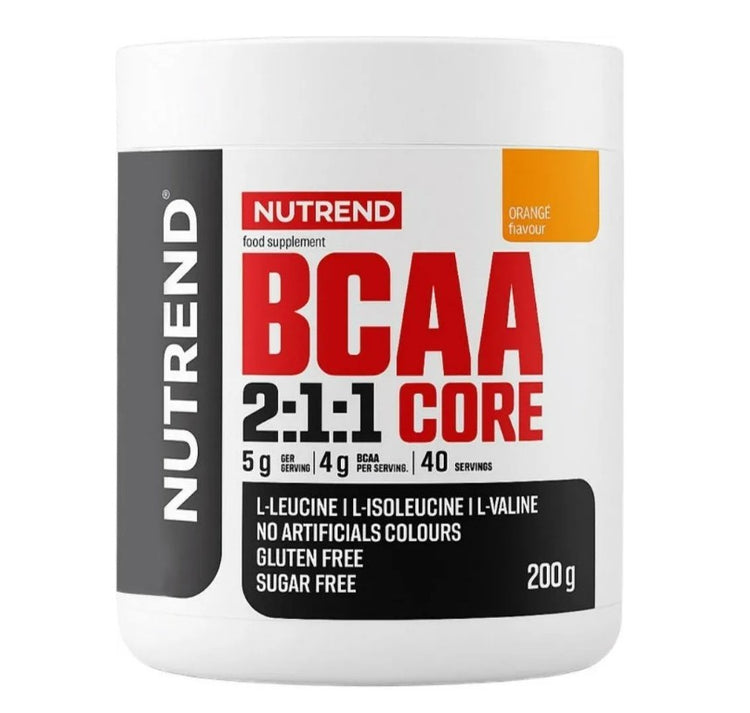 BCAA 2:1:1 Core, Orange, 200g, Nutrend - Vitax.ro