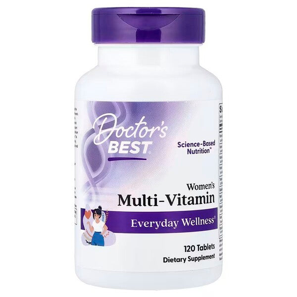 Women's Multi-Vitamin, 120 tabs, Doctor's Best - Vitax.ro