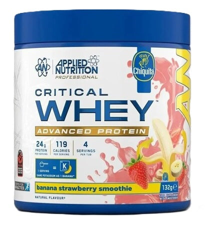 Critical Whey, Banana Strawberry Smoothie, 132g (4 servings), Applied Nutrition - Vitax.ro