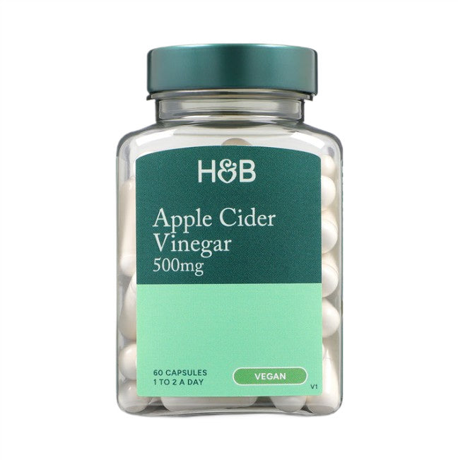 Apple Cider Vinegar, 500mg, 60 vcaps, Holland & Barrett - Vitax.ro