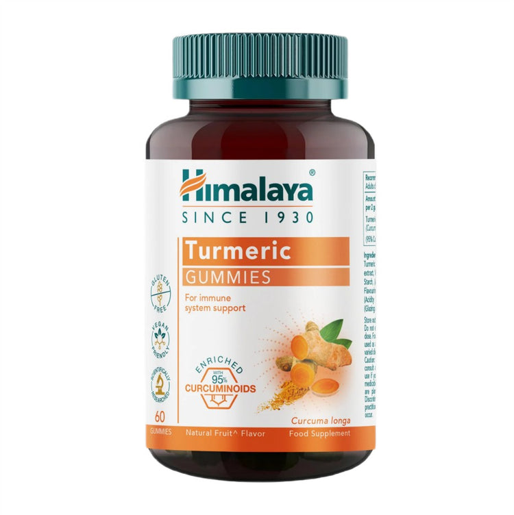 Turmeric Gummies, Natural Fruit, 60 gummies, Himalaya Herbal - Vitax.ro