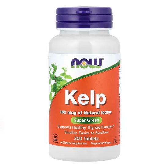 Kelp, 150mcg, 200 tabs, NOW Foods - Vitax.ro