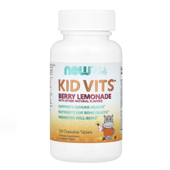 Kid Vits, Berry Blast, 120 chewables, NOW Foods - Vitax.ro