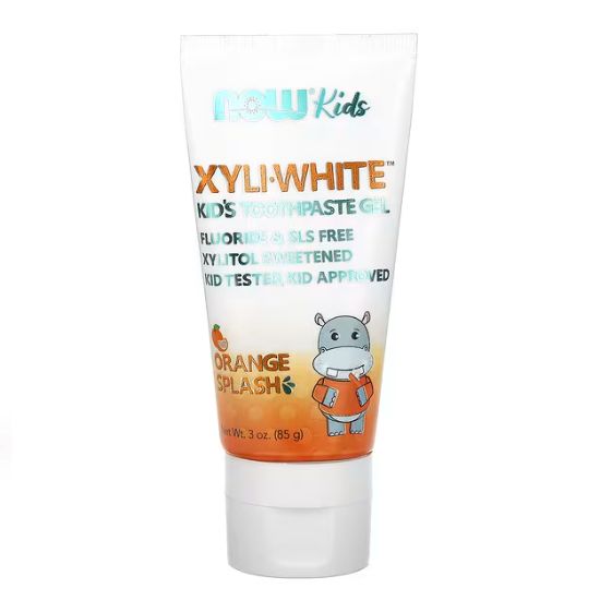 XyliWhite Kids, Orange Splash, 85g, NOW Foods - Vitax.ro