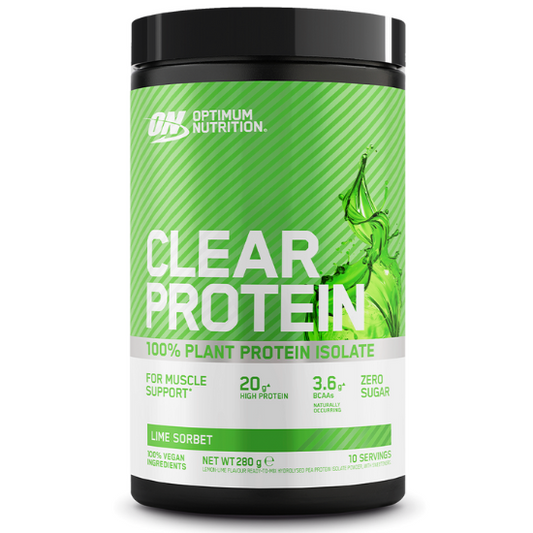 Clear Protein 100% Plant Protein Isolate, 280g, Lime Sorbet, Optimum Nutrition - Vitax.ro